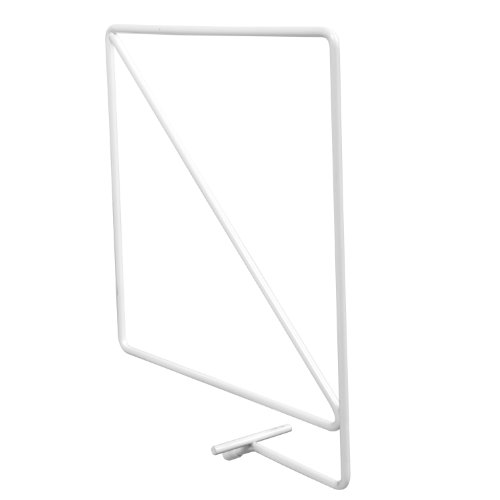 John Sterling 0370-WT Wire Shelf Dividers for Wood Shelving 8 14-Inch Warm White