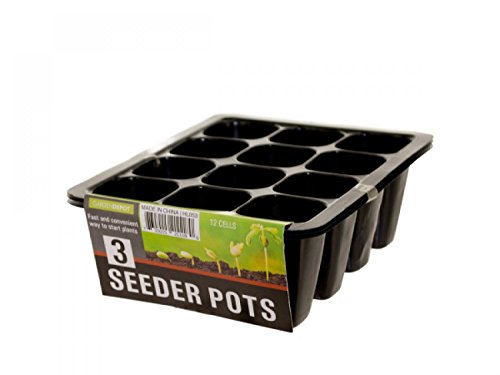 Seeder Pots Set - Set of 24 Lawn Garden Pots Planters Hangers
