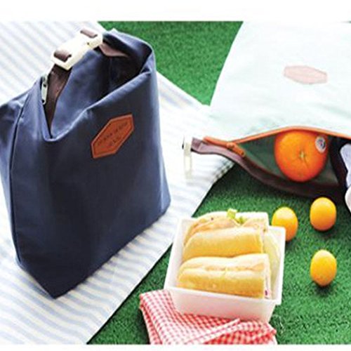 Insulated Lunch BagCOOKI Portable Adult Lunch Box Lunch Tote Bag Box Cooler Bag For Work Picnic Cold Drink Insulation Men Women lunch Boxes Navy