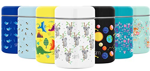 Simple Modern Kids Provision Food Jar for Kids - 12oz Insulated Stainless Steel Lid - Vacuum Insulated Flask Leak Proof Thermos Food Storage Container Flask Kids Koala