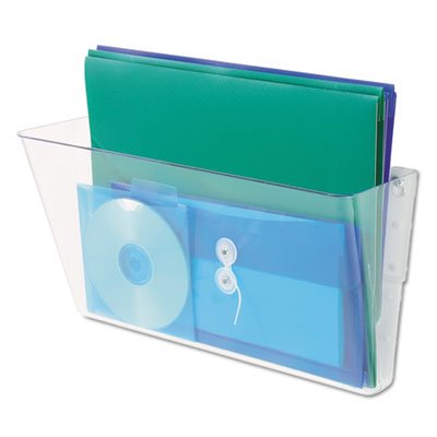 Universal Products - Universal - Add-on Pocket for Wall File Letter Clear - Sold As 1 Each - Expandable system lets you customize your wall filing system - Mounting hardware included - Extra durable plastic