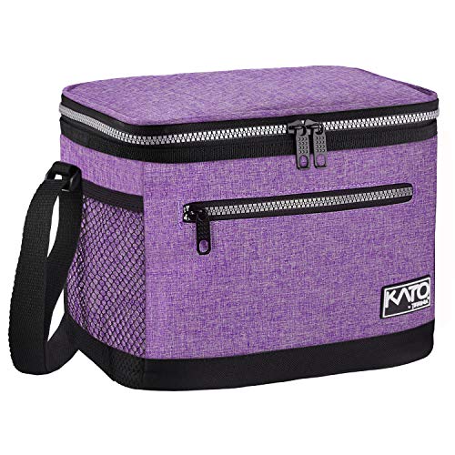 Insulated Lunch Bag for Women Men Leakproof Thermal Reusable Lunch Box for Adult Kids by Tirrinia Lunch Cooler Tote for Office Work Purple