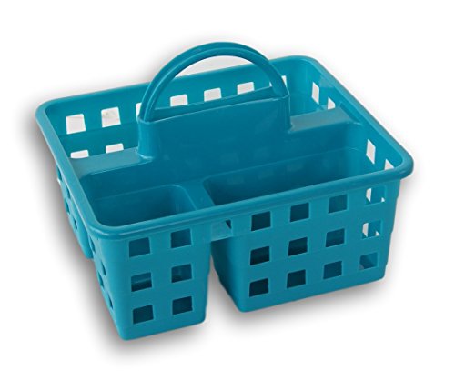 Small Utility Shower Caddy Tote - Teal Blue