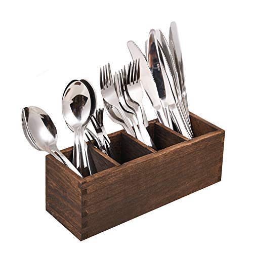 Kitchen Drawer Organizer Kitchen Cutlery Trays with 4 Adjustable Smart Compartments Silverware Storage Kitchen Utensil Flatware Tray