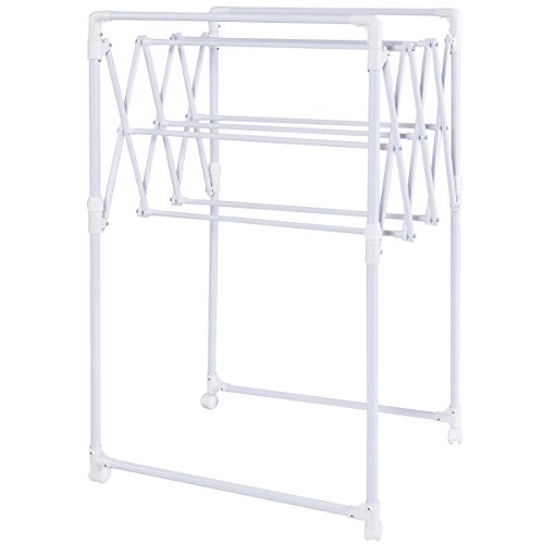 GraceShop Silver Heavy Duty Stainless Steel Garment Rack Clothes Hanging Drying Display Rail New