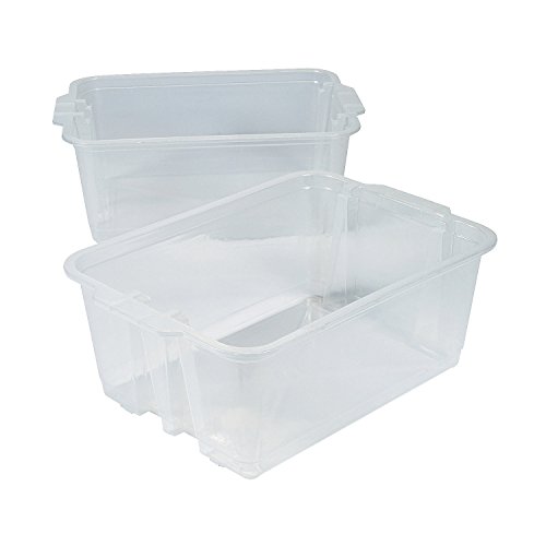 Clear Classroom Storage Tubs