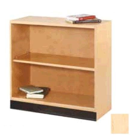 Diversified Woodcrafts OS-1702 Maple Hardwood Open Shelf Floor Storage Bookcase with 2 Adjustable Shelves 36 Width x 35 Height x 12 Depth