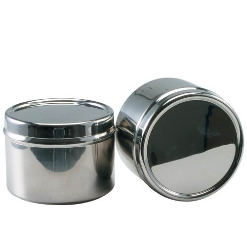 Stainless Steel Stacking Spice Canister - 3 inch Diameter