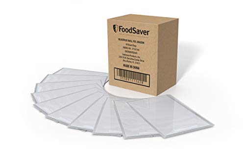 FoodSaver 1Quart Vacuum Sealer Bags 90 Count  BPAFree Commercial Grade for Food Storage and Sous Vide
