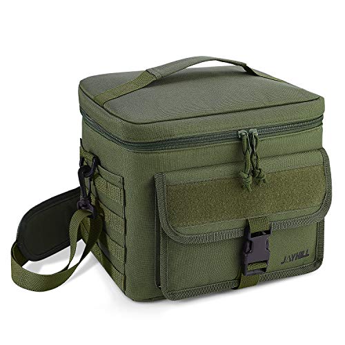 Insulated Lunch Bag for Men Tactical Lunch Bag Lunch Cooler Bag with Should Strap Large Capacity Lunch Box Cooler for Work School PicnicGreen