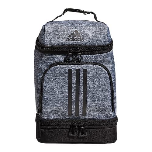 adidas Excel 2 Insulated Lunch Bag Jersey Onix GreyBlack One Size