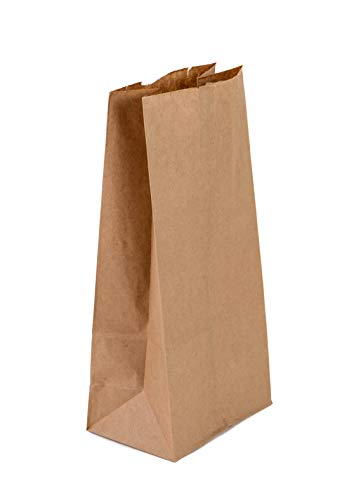 EcoQuality 1000 Mini Brown Kraft Paper Bag (1 lb) Small  Paper Lunch Bags Small Snacks Gift Bags Grocery Merchandise Party Bags (3 12 x 2 38 x 6 78) (1 Pound Capacity)