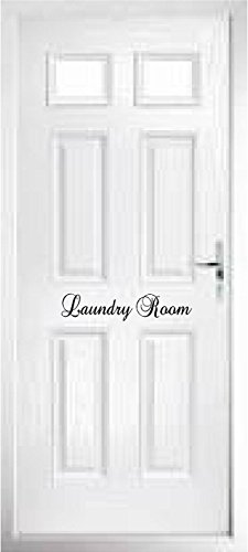 Door Decals Pantry La Cuisine Les Toilettes Powder Room stickers Walls with Style Laundry Room 155 by 325